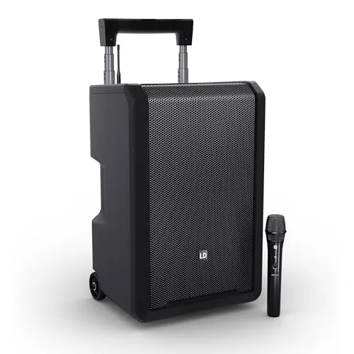 LD Systems ANNY 10 HHD B8 - Akkubetriebenes PA-Set - Die ANNY 10 ist die mobile Beschallungslösung für jedes Event. Ausgestattet mit einem 10"-Woofer und Bluetooth 5.0 sorgt sie für hervorragenden Sound und einfache Verbindung. Ideal für Gartenpartys, Veranstaltungen oder Sportevents.