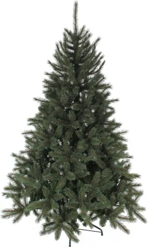Black Box Trees Künstlicher Weihnachtsbaum Toronto Deluxe 120 cm - Der elegante künstliche Weihnachtsbaum Toronto überzeugt mit weiß gefärbten Nadeln für einen frostigen Effekt. Die Deluxe-Version bietet zusätzliche Zweige für eine üppige Optik und lässt sich dank Scharnierkonstruktion mühelos aufstellen.