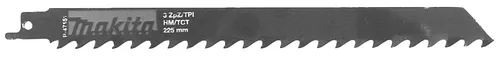 Makita Reciproblatt CV 225/3Z - Säbelsägeblätter mit geschränkter Zahnung für grobe Schnitte, ideal für Gasbeton und GFK-Werkstoffe.