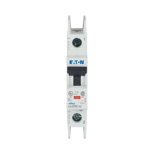 Eaton Leitungsschutzschalter FAZ-D10/1-NA - Leitungsschutzschalter für 1-polige Absicherung, 10A, zuverlässig und kompakt für den Einsatz in Elektroinstallationen.