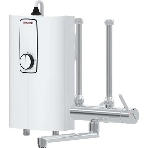 STIEBEL ELTRON DCE 11/13 H Kompakt-Durchlauferhitzer - Sonstige Heizsysteme mit energieeffizienter 3i-Technologie, schneller Warmwasserbereitstellung und sicherem PROFI-RAPID-Installationssystem, ideal für Küchen und Ausgussbecken.
