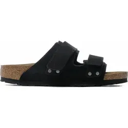 Birkenstock Uji Vl Etroite - 41 EU Sandalen - Hochwertige Sandalen für Männer in Größe 41, aus schwarzem Leder mit komfortabler Schaumstoffinnensohle für höchsten Tragekomfort.