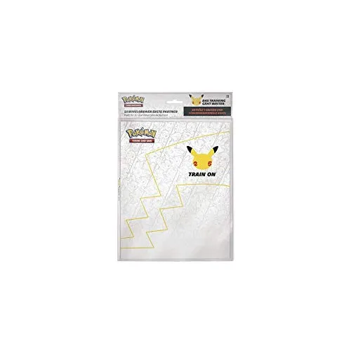 Pokemon TCG Sammelordner Train On mit Pikachu Oversized Karte - Ordner für Pokémon-Sammelkarten im A5-Format, bietet Platz für 30 Karten und enthält eine exklusive Pikachu Oversized Karte – perfekt für Sammler und Fans!