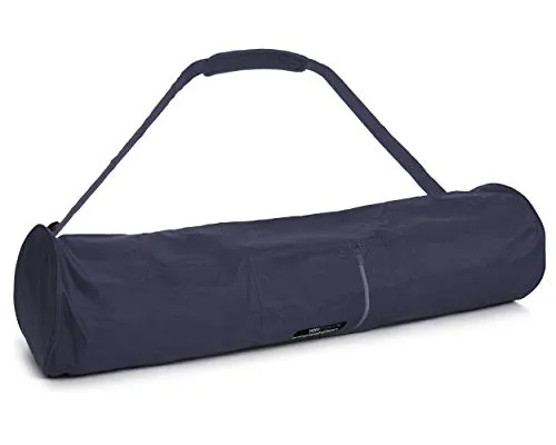 Yogistar Yogatasche Extra Big - Nylon - 100 cm - Navy Blue - Geräumige Nylon-Tragetasche für Ihre Yogamatte bis 100 cm, ideal für den täglichen Gebrauch und praktische Aufbewahrung.