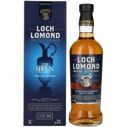 Loch Lomond THE OPEN 150th St. Andrews Special Edition 2022 - 46% Vol. in Geschenkbox - Exklusive 150 Jahre Jubiläumsedition des Loch Lomond Whiskys, gereift in Eichenfässern mit Bordeaux-Finish. Ein perfektes Geschenk für Whisky-Liebhaber und Golffans.