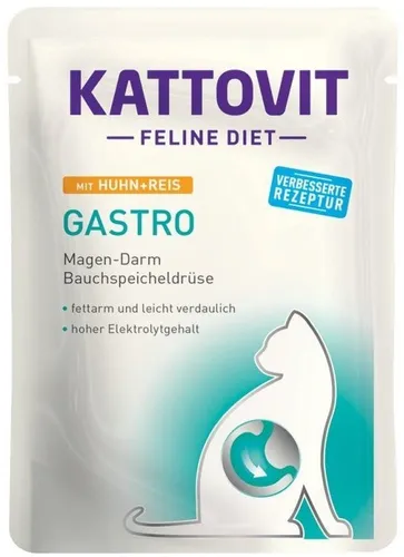 Kattovit | Gastro | 85g Beutel - Hühnchen mit Reis
