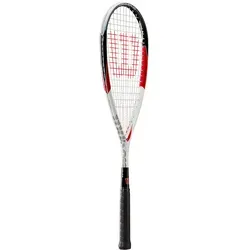 Wilson Squashschläger Hammer 110 - Besaitet (110g, grifflastig) - Hochwertiger Squashschläger für präzise Kontrolle im Spiel. Mit 490cm² Kopfgröße und einer Länge von 68cm bietet der Hammer 110 optimale Spielbedingungen.