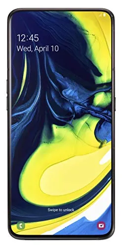 Samsung Galaxy A80 Dual SIM 128GB Phantom Black - Modernes Mobiltelefon mit 128GB Speicher, beeindruckendem Design und innovativer Kamera für kreative Aufnahmen. Ideal für den täglichen Einsatz.
