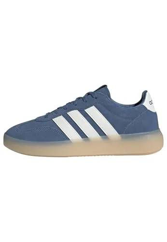 adidas Herren BARREDA Decode Schuhe, Dusky Ink/Off White/Sand strata, 43 1/3 EU - Stylische Herren Sneaker mit regulärer Passform, aus hochwertigem Leder für optimalen Tragekomfort und einer robusten Gummiaußensohle für besten Halt.