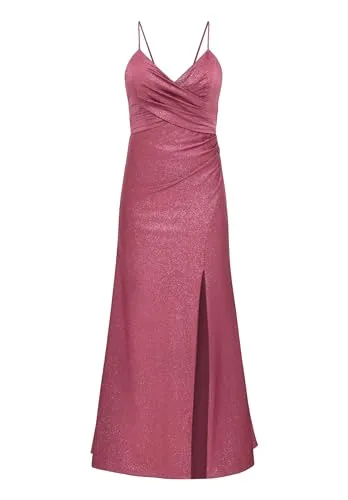 Vera Mont Damen Abendkleid im Glitzer-Look 38, Pink - Figurbetontes Abendkleid für besondere Anlässe, mit elegantem Glitzer-Look und femininer Silhouette. Gesamtlänge: 154 cm. Ideal für unvergessliche Momente.