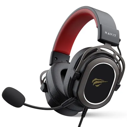 H2008D Gaming Headset - PC-Headset mit ohrumschließendem Design, kabelgebunden und 3,5 mm Stecker für klaren Sound und optimalen Tragekomfort