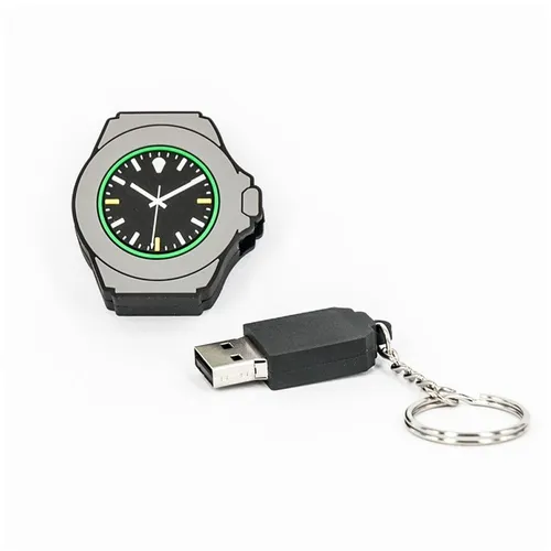 R.L.X. MINI USB UHR WATCH 8GB SCHWARZ GRÜN GRAU MILGAUSS GADGET GESCHENK TIPP NE