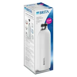 BRITA Wasser Zu-/Aufbereiter-Zubehör sodaTRIO Edelstahlflasche groß