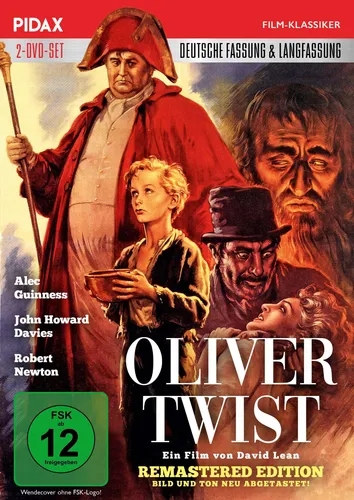 OLIVER TWIST David Lean 1948  ALEC GUINNESS Robert Newton  2 DVD BOX NEU
