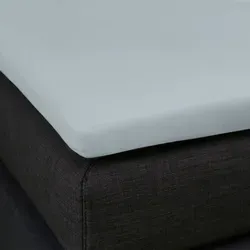 Formesse Bella Donna Topper Spannbetttuch La Piccola 200x210 - 200x220 cm | hellgrau - grau