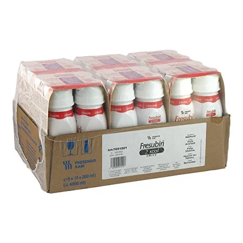 Fresenius Kabi Fresubin 2 kcal Drink Waldfrucht - 24 x 200 ml - Gewichtsmanagement Shakes, eiweißreiche Trinknahrung mit hoher Energiedichte für bedarfsdeckende Versorgung mit Vitaminen und Spurenelementen.