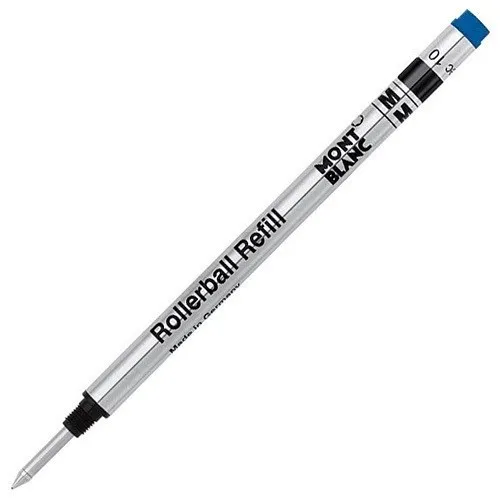 1x EINZELN Montblanc Ersatzmine Rollerball Tintenroller Royal Blue (M) Refill