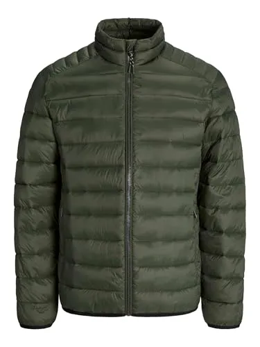 JACK & JONES Herren Jjebradley Light Puffer Collar Noos, Rosin, x_s