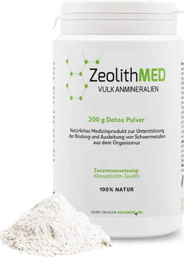 Zeolith MED Detox Pulver 200g Medizinprodukt