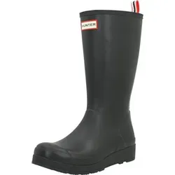 HUNTER Damen Original Play Gummistiefel, Schwarz, 40.5 EU - Wanderschuhe, handgefertigt aus hochwertigem Naturkautschuk, 100% wasserdicht und mit komfortabler Plateausohle für stilvolle Abenteuer.