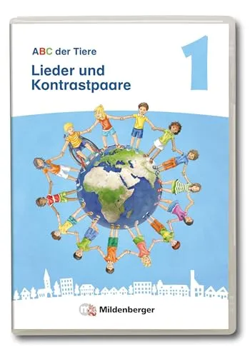 ABC der Tiere 1 Neubearbeitung – Lieder und Kontrastpaare - Lernhilfen Deutsch Allgemein, ideal zur Unterstützung beim Spracherwerb mit ansprechenden Liedern und Kontrastpaaren.