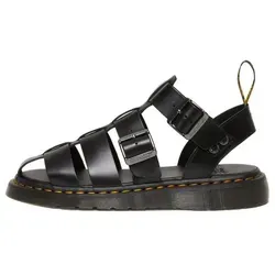 DR. MARTENS GARIN Brando Sandale schwarz 45 EU - Wanderschuhe mit robustem Blockabsatz, ideal für Freizeitaktivitäten und Outdoor-Abenteuer, gefertigt aus hochwertigem Leder für optimalen Komfort.