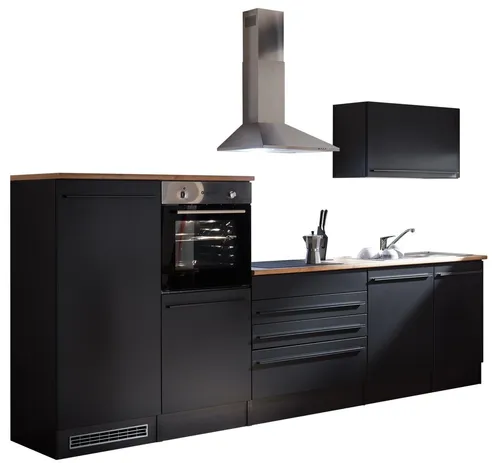 BEGA BBK Küchenzeile JAZZ 4 mit E-Geräten - Moderne Küchenzeile mit hochwertigen E-Geräten, perfekt für effizientes Kochen und stilvolles Wohnen.