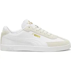 PUMA Club II Era Sneakers für Erwachsene, Gr. 42, weiß - Sneaker mit Fußballtradition und modernem Design, aus weichem Wildleder und Leder für maximalen Komfort und Dämpfung – ideal für die Stadt und die Terrace Culture.