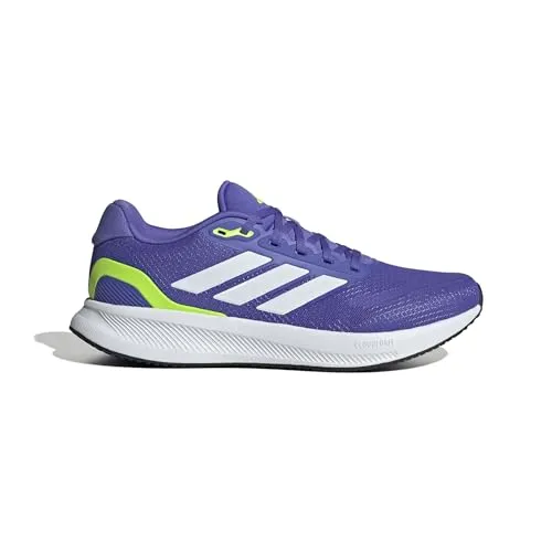 adidas Herren Runfalcon 5 Running Shoes, Cobalt Blue/Cloud White/Core Black, 43 1/3 EU