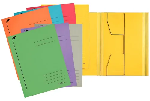 Leitz 39240099 Jurismappe A4 Karton sortiert - Jurismappe A4 aus stabilem Karton, ideal für die ordentliche Aufbewahrung von Dokumenten und Unterlagen.
