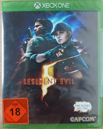 Resident Evil 5 für Microsoft Xbox ONE - Neu & OVP - Beliebtes Action-Horrorspiel von Capcom, spannende Koop-Erfahrung und packende Grafiken für unvergessliche Gaming-Momente.