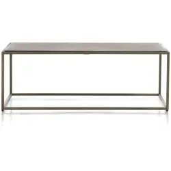 COCO MAISON Stand up Couchtisch 100x60 cm - Eleganter Couchtisch für stilvolle Wohnzimmer, gefertigt aus hochwertigen Materialien für Langlebigkeit und mit pflegeleichten Oberflächen.