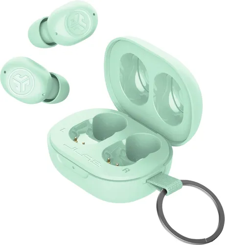 JLab JBuds Mini TWS Earbuds Mint - Kopfhörer in Mint, kabellose Freiheit dank Bluetooth-Technologie und kompaktem Design für ultimativen Tragekomfort.