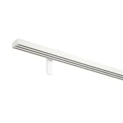 buchheister Profilset SMART weiß B 260 cm - Gardinenstangen & Zubehör, elegantes Metall-Profilset in Weiß für eine stilvolle Fensterdekoration, ideal für jeden Raum.