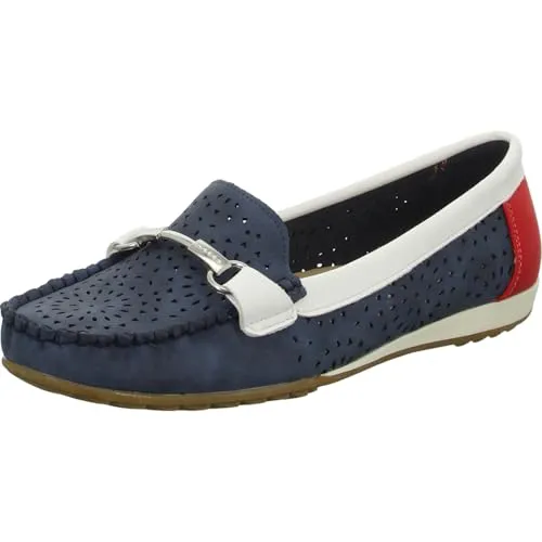 Alyssa Slipper/Kletthalbschuh blau 242787-835-NA - Bequem und stylish - Luftdurchlässiger Slipper von Alyssa aus elegantem Kunstleder. Mit strapazierfähiger Decksohle und bequemer Weichbettung für hohen Tragekomfort. Ideal für den Alltag!