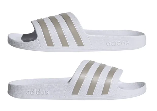 adidas Adilette Aqua Sandale für Herren und Damen, 46 EU - Bequeme Slip-On-Sandale aus leichtem, schnelltrocknendem Material mit weichem Cloudfoam Fußbett für optimalen Tragekomfort im Alltag.