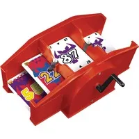 AMIGO 05000 KARTENMISCHMASCHINE (ROT) Kartenspielzubehör Mehrfarbig