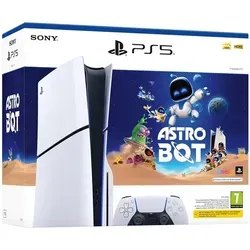Playstation®5 Slim - Disc Version - ASTRO BOT-Bundle - Weiß - Konsolen-Bundle mit PS5 Slim und dem preisgekrönten ASTRO BOT Spiel. Erleben Sie epische Abenteuer mit 1TB SSD-Speicher und immersivem DualSense® Controller!