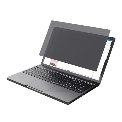 Trust Primo 15.6 Zoll Laptop Blickschutzfilter, Blickschutzfolie mit Blaulichtfilter, 60° Blickwinkel, Computer Bildschirm Sichtschutz, Anti-Blend-Datenschutzfilter für HP Lenovo Acer Dell Asus