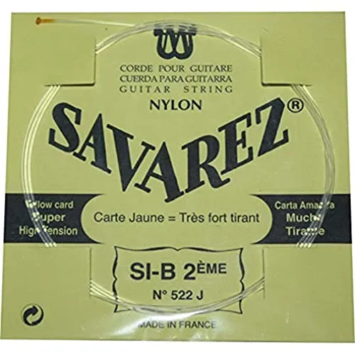 Savarez Saiten für klassische Gitarre Traditional Concert 522J Einzelsaiten - Si2 hoch - geeignet für 520J