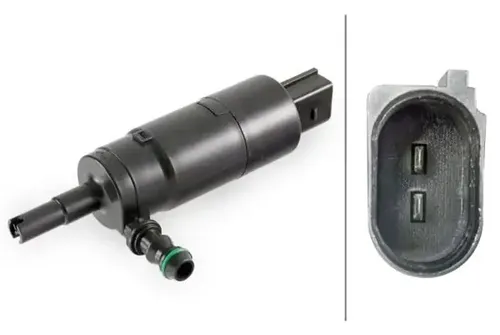 Hella Waschwasserpumpe 8TW 006 849-031 - Autoteile - Hochleistungs-Waschwasserpumpe für effektive Scheinwerferreinigung und verbesserte Sicht bei jedem Wetter.