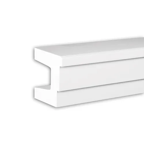 Profhome Zierleiste 434101 - Architrav Fassadenprofil 2m - Sonstige Artikel in Bauen & Renovieren, elegante Polyurethan Hartschaum Zierleiste für eine einfache und schnelle Montage, ideal für die Gestaltung von Fassaden.