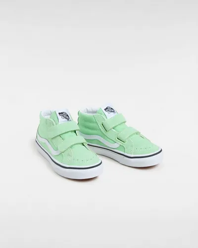 Vans SK8-Mid Reissue V Pistachio Green - Sneaker in Größe 9.5 - Stylische Sneaker in Pistaziengrün, ideal für den Alltag und mit robuster Konstruktion für langanhaltenden Komfort.