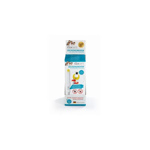 ticksafe rotierender Zeckengreifer Mensch 16,9cm weiß/gelb
