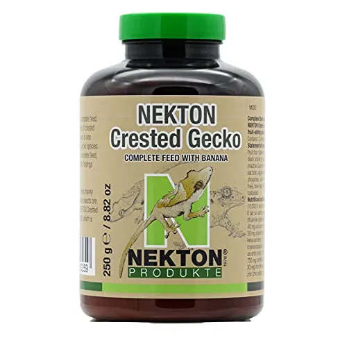 NEKTON-Crested-Gecko mit Banane | Alleinfuttermittel speziell für Kronengeckos (250g)