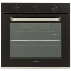 Telefunken Einbaubackofen B-OV-75-A-I - Geräumiger Einbaubackofen mit 73 Litern Volumen und 5 Betriebsarten, energieeffizient mit einfacher Reinigung durch Emaille-Beschichtung - ideal für vielseitiges Kochen und Backen.