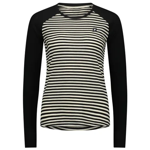 Mons Royale Women's Icon Merino Raglan L/S - Merinoshirt Gr XS schwarz - Bequemes Merinoshirt mit Raglanärmel für optimale Bewegungsfreiheit. Ideal für Outdoor-Aktivitäten; Farbe: Schwarz, Größe: XS; Material: 83% Wolle, 13% Polyamid, 4% Elasthan. Entdecken Sie weitere Mons Royale Produkte bei Bergfreunde.de!