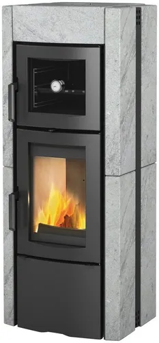 La Nordica Kaminofen ESTER FORNO, 8,2 kW - Kaminöfen mit 8,2 kW Nennwärmeleistung, doppelwandig und externe Verbrennungsluftzufuhr für effizientes Heizen und modernes Design.