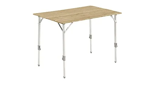 Outwell Custer M Falttisch - Braun - Ideal für Camping und Outdoor - Camping-Möbel mit klappbarem Design, leicht zu transportieren und perfekt für Picknicks oder Reisen.