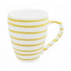 Gmundner Keramik Becher Gelbgeflammt Ostergeschirr, Keramik, 0,3 L / h: 10,5 cm gelb